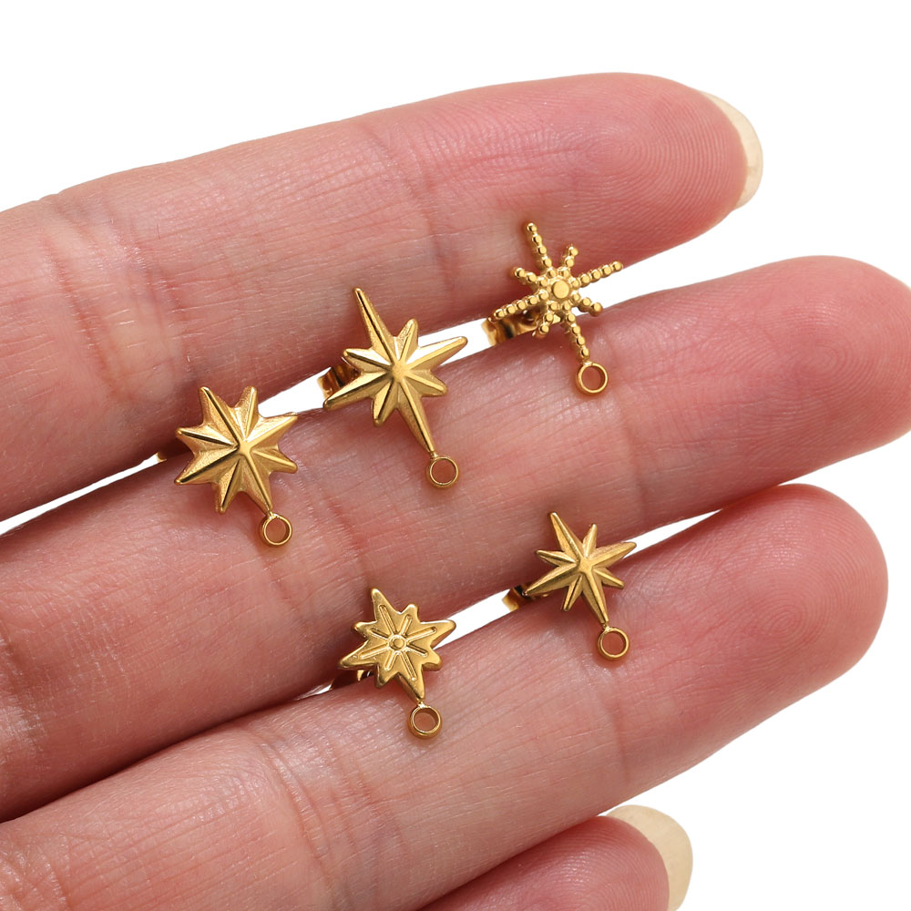 Body Jewelry - 6 Peças de Brincos de Estrela