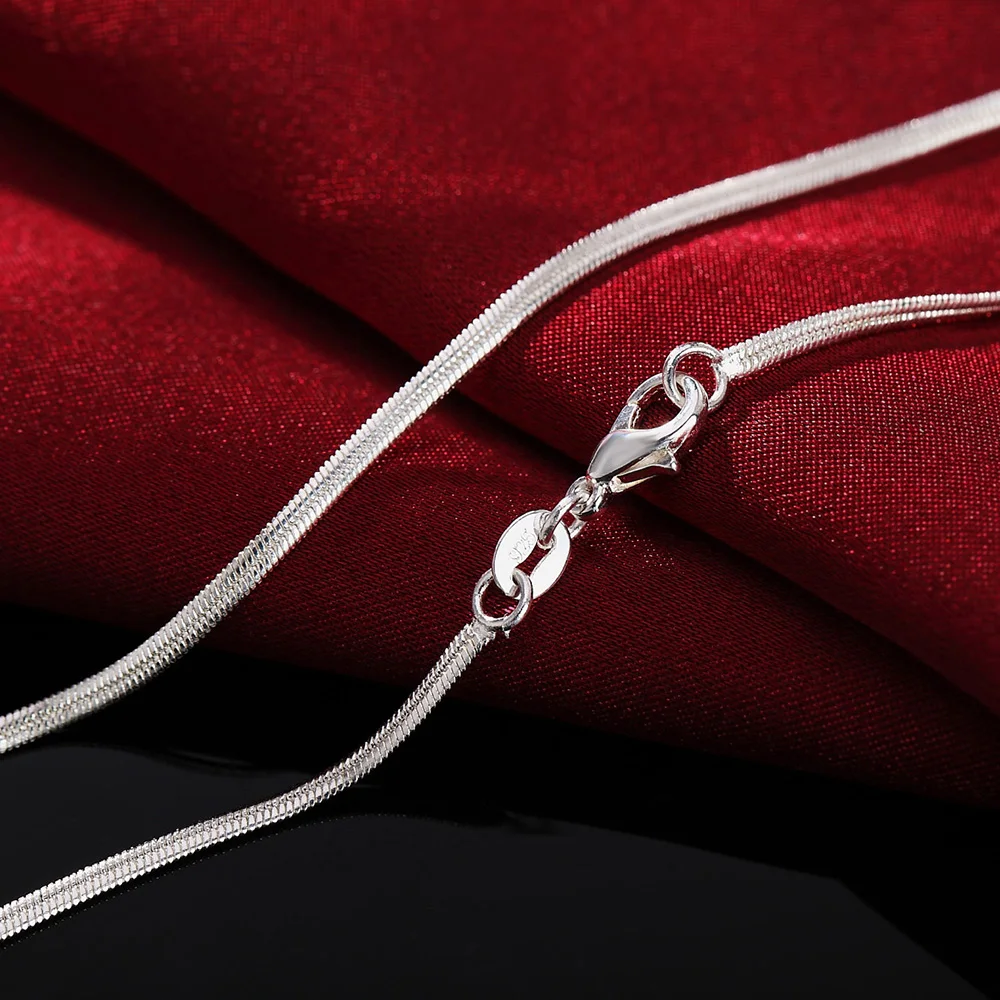 925 Sterling Silver Chain Necklace Men - Colar de prata esterlina 925 para