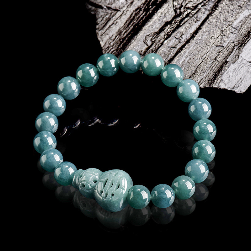 Bracelets - Myanmar jadeite cabaça pulseira presentes para