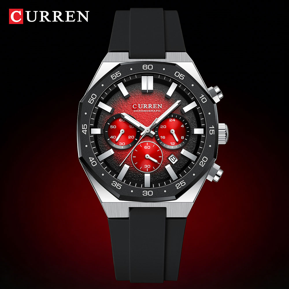 Watch Accessories - Relógio Esportivo Casual Masculino CURREN com