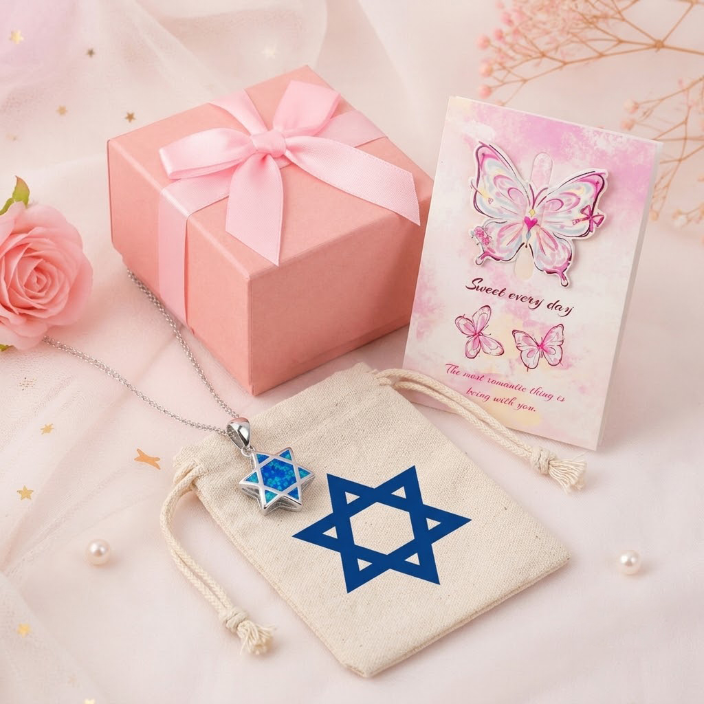 Necklaces - Colar com Pingente Estrela de Davi