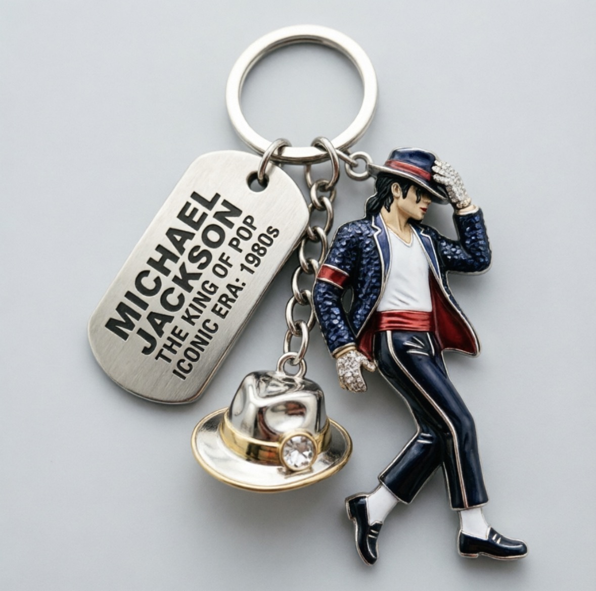 Rings - Chaveiro Michael Jackson para Mochilas e