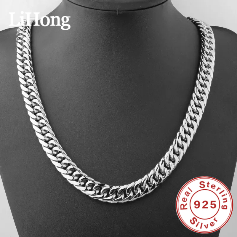 Cuban Link Chain 12Mm - Colar de Corrente Cubana em Prata