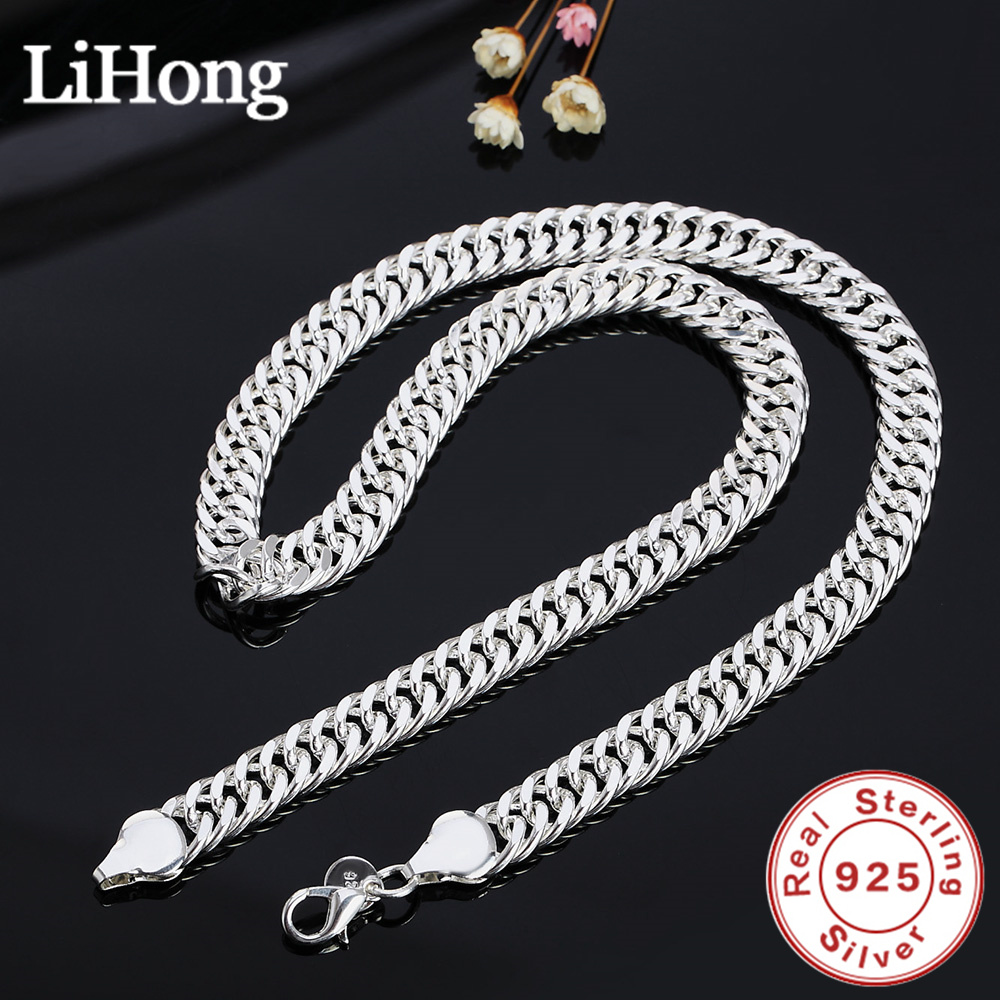 Novo Colar Cubano em Prata Est - Cuban Link Chain 12Mm avaliação e preço