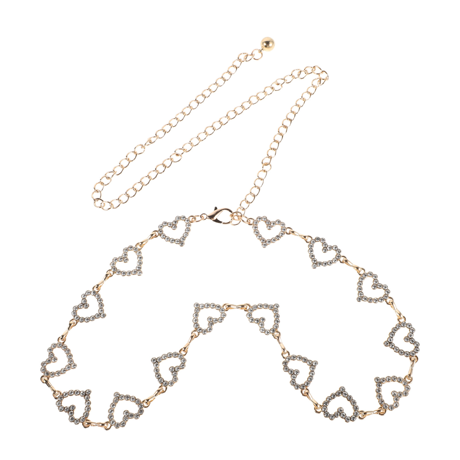 Cinto de metal com strass e co - Body Jewelry avaliação e preço