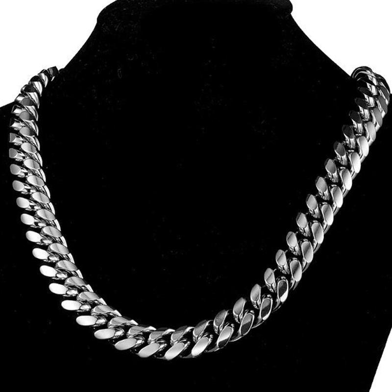 Aço inoxidável Miami Curb Cuba - Cuban Link Chain 12Mm avaliação e preço