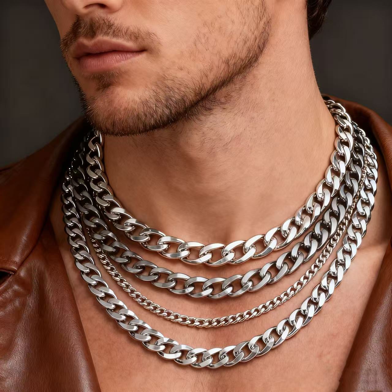 Colar de corrente cubana de aç - Cuban Link Chain 12Mm avaliação e preço
