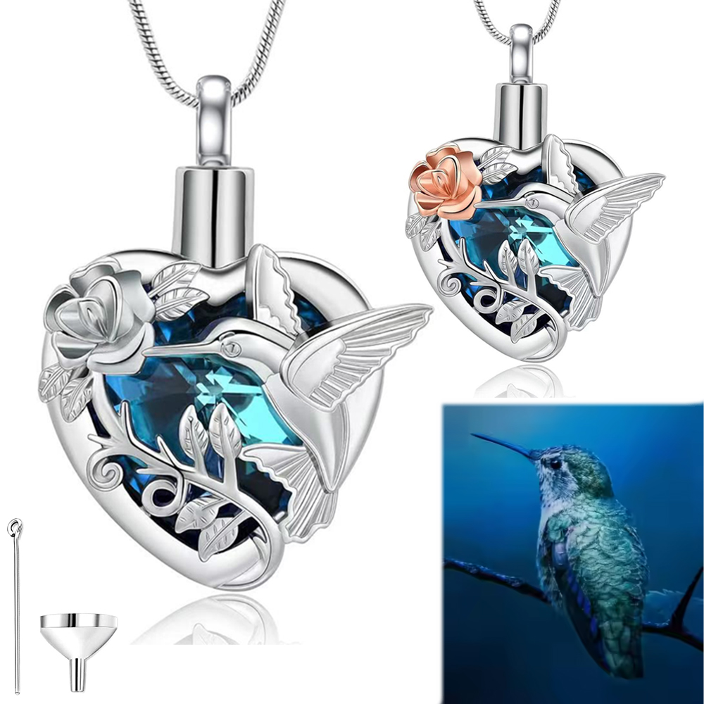 Colar de medalhão de urna de c - Heart Locket Necklace Photo avaliação e preço