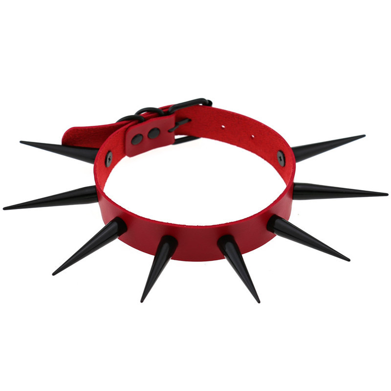Gargantilha de ponta longa par - Goth Punk Spike Choker avaliação e preço