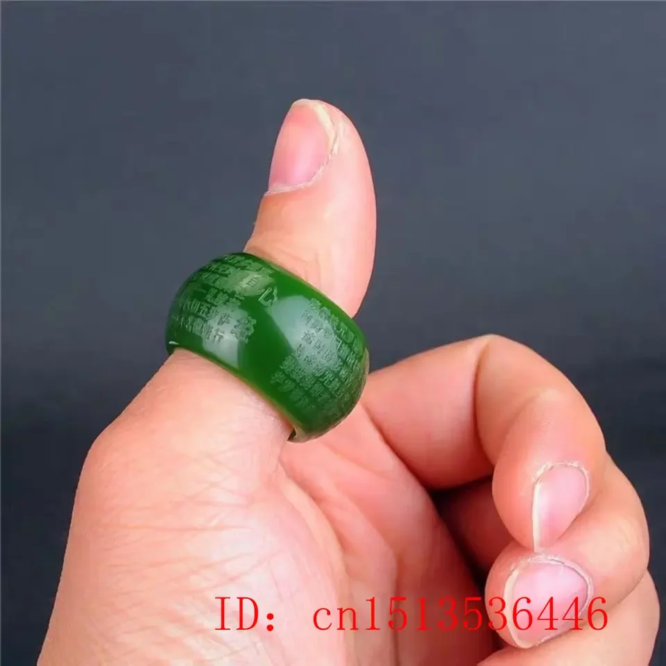 Anel de Jade Verde Natural 22m - Rings avaliação e preço