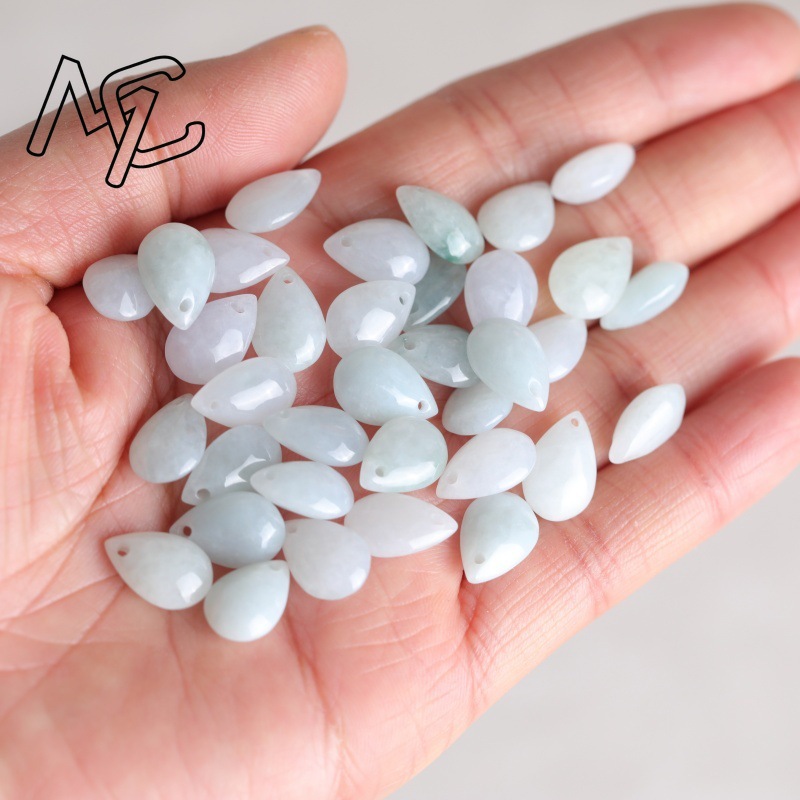 5 peças de contas de jade natu - Earrings avaliação e preço