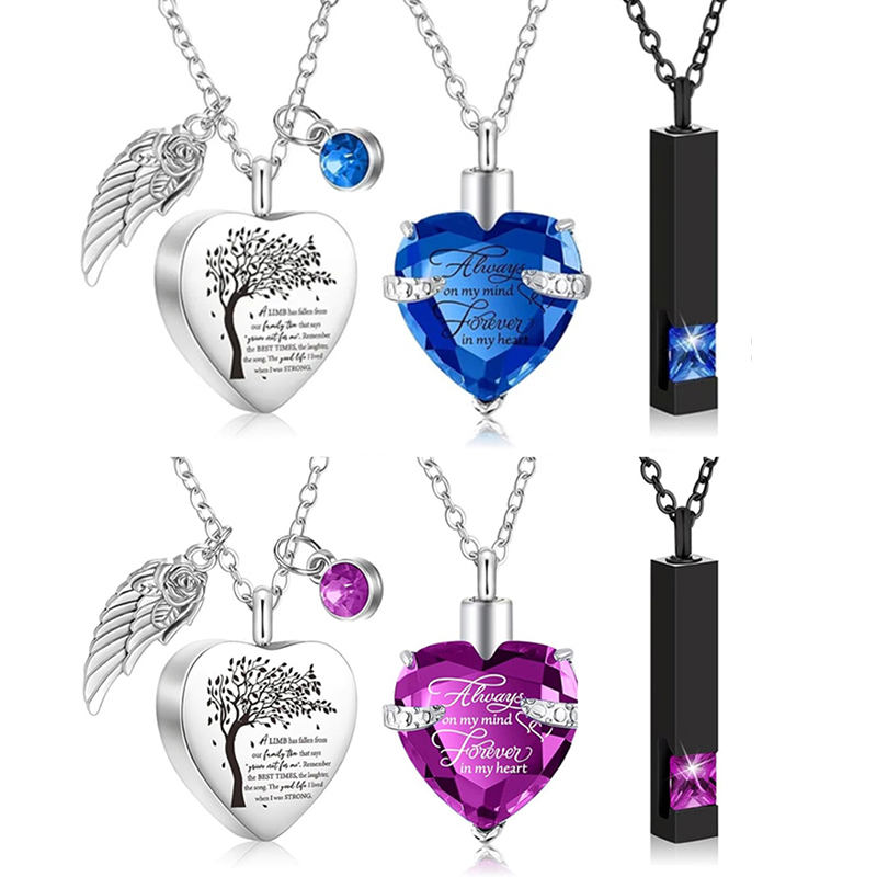 Colar de urna de 3 estilos par - Heart Locket Necklace Photo avaliação e preço