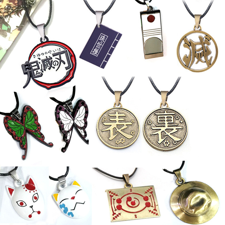 Demônio slayer anime pingente  - Anime Pendant Necklace avaliação e preço
