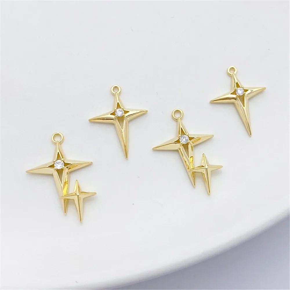 14k banhado a ouro micro-incru - Cross Pendant Necklace Gold avaliação e preço