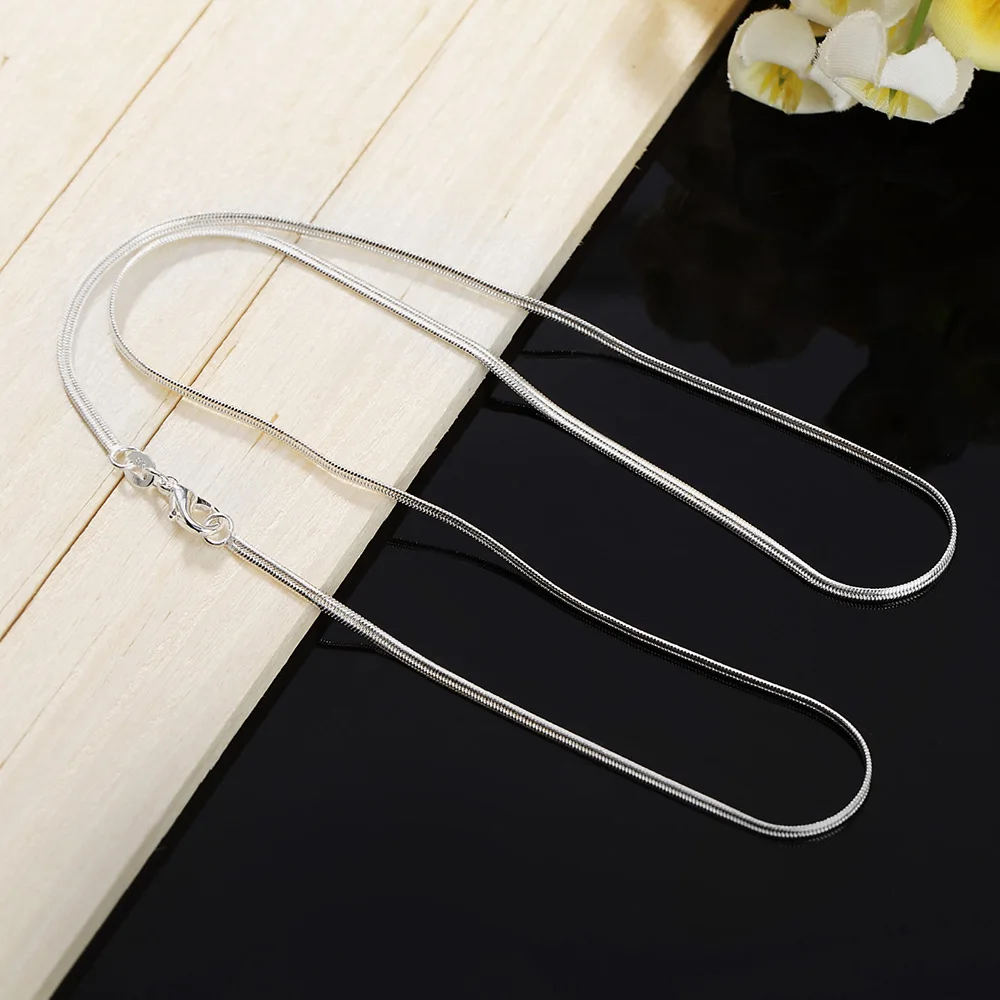 Colar de prata esterlina 925 p - 925 Sterling Silver Chain Necklace Men avaliação e preço