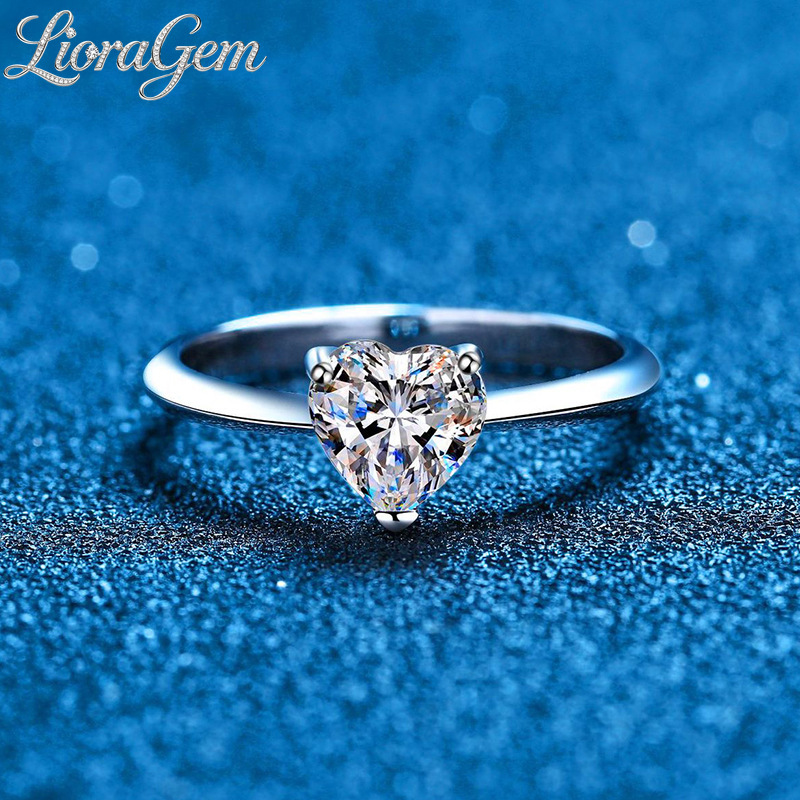 Anel de Moissanite LioraGem de - Moissanite Engagement Ring 1 Carat avaliação e preço