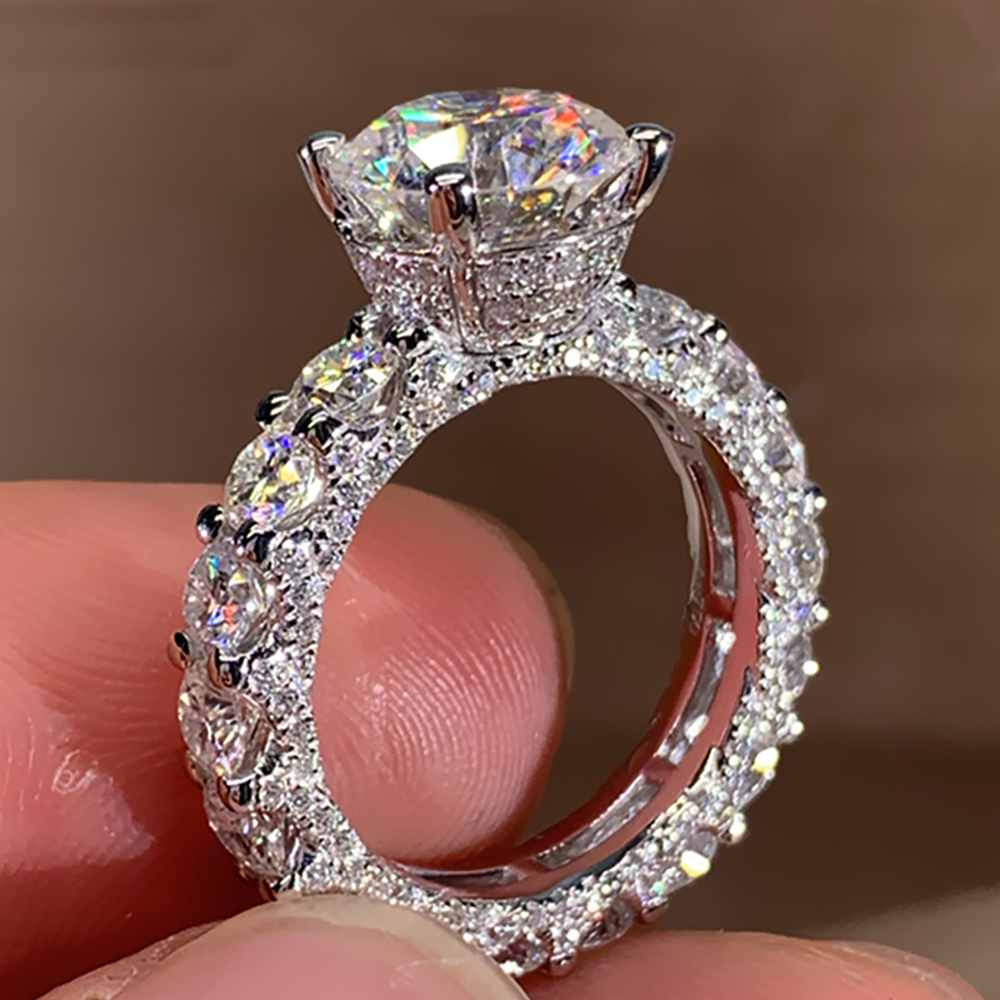 Anel de Noivado Personalizado  - Moissanite Engagement Ring 1 Carat avaliação e preço