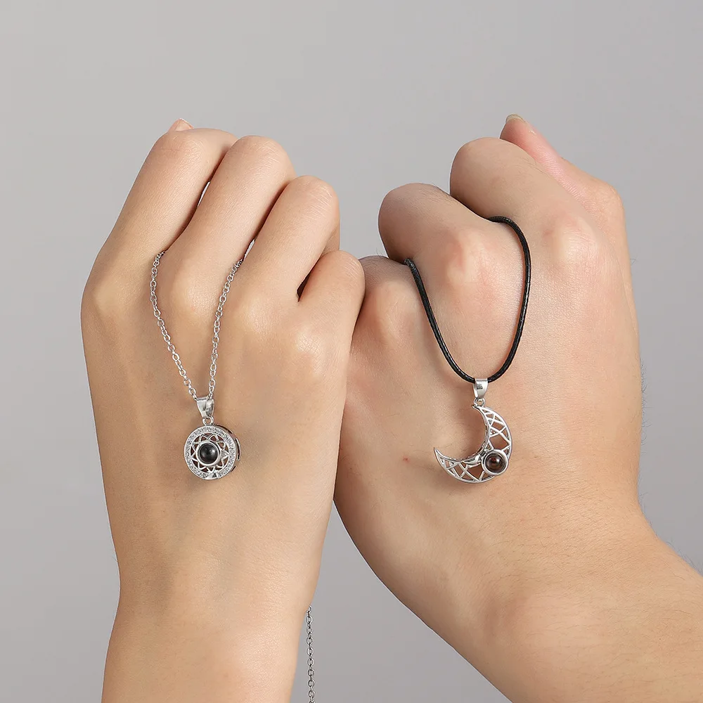 2 pçs casal magnético correspo - Magnetic Couple Matching Necklaces avaliação e preço