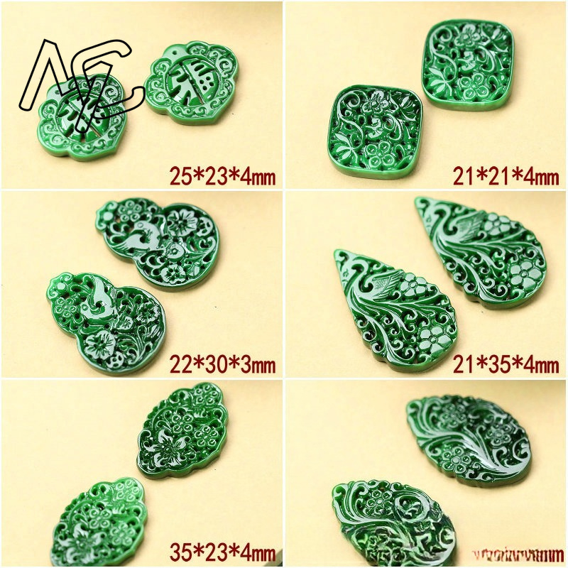 2 Peças DIY Esmeralda Verde Na - Earrings avaliação e preço