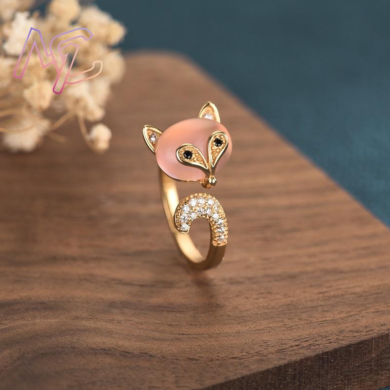 Anéis de raposa de jade natura - Rings avaliação e preço