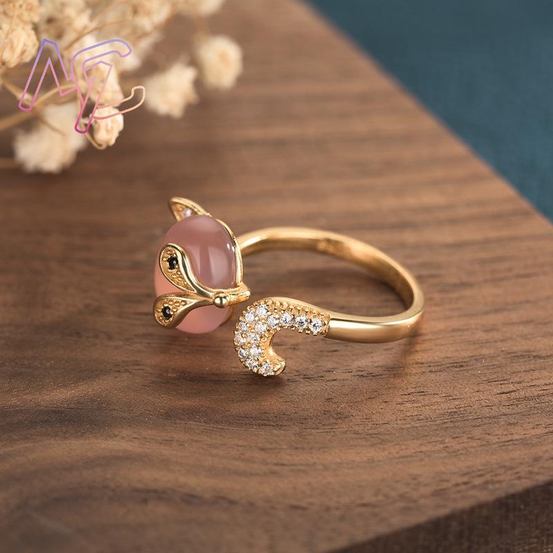 Anéis de raposa de jade natura - Rings avaliação e preço
