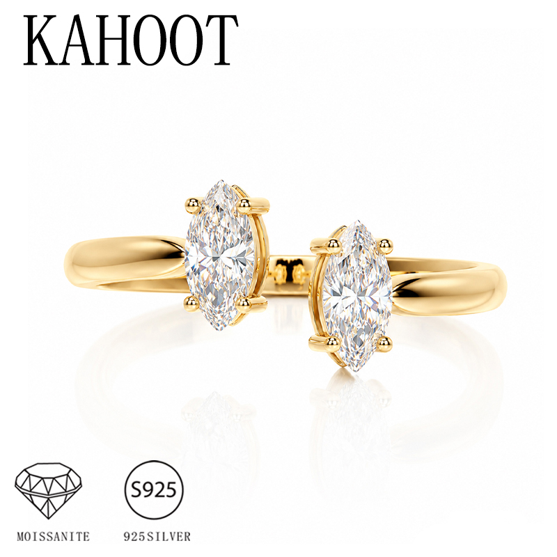 Anel de Prata Esterlina 925 de - Moissanite Engagement Ring 1 Carat avaliação e preço