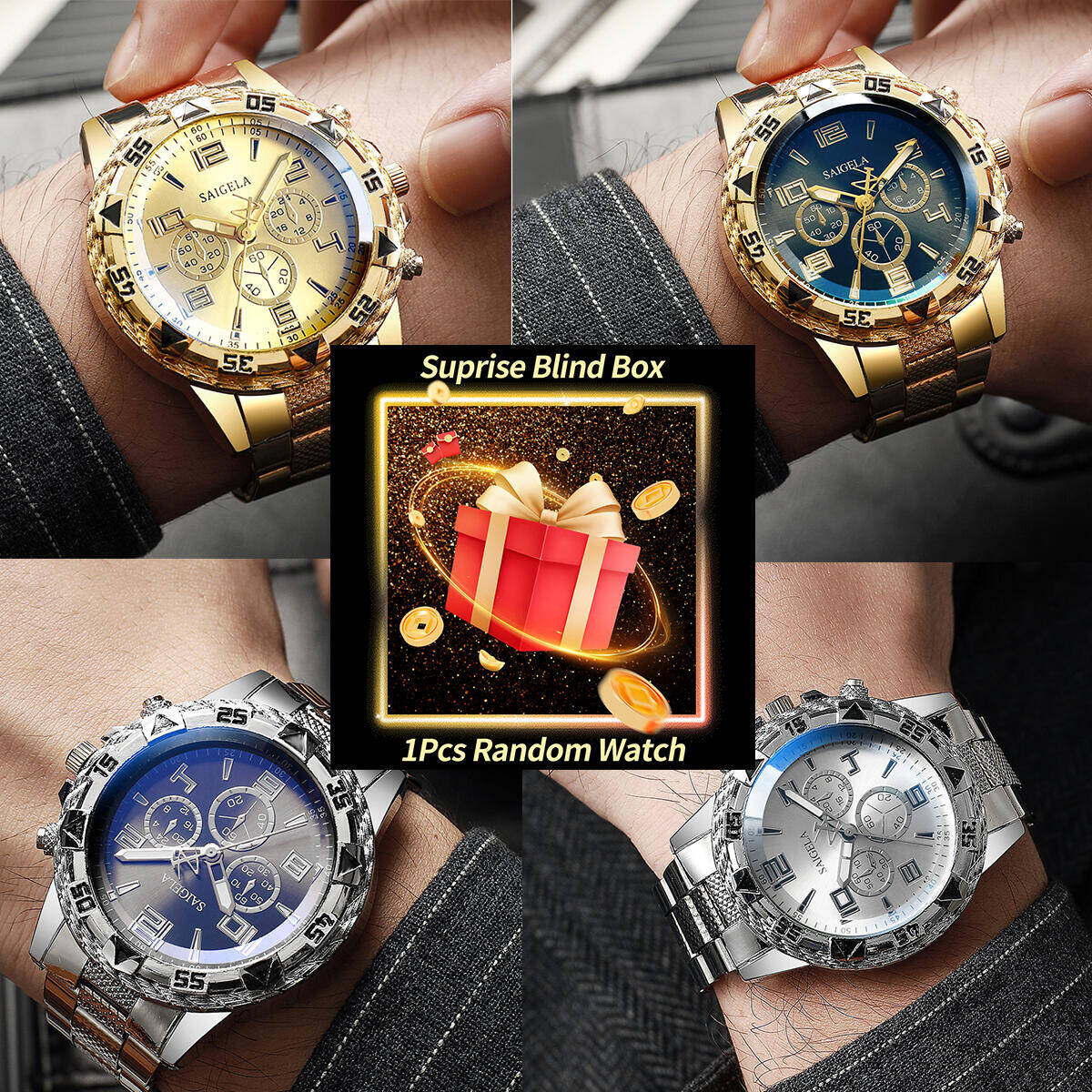 1pc surpresa mistério relógio  - Watch Accessories avaliação e preço