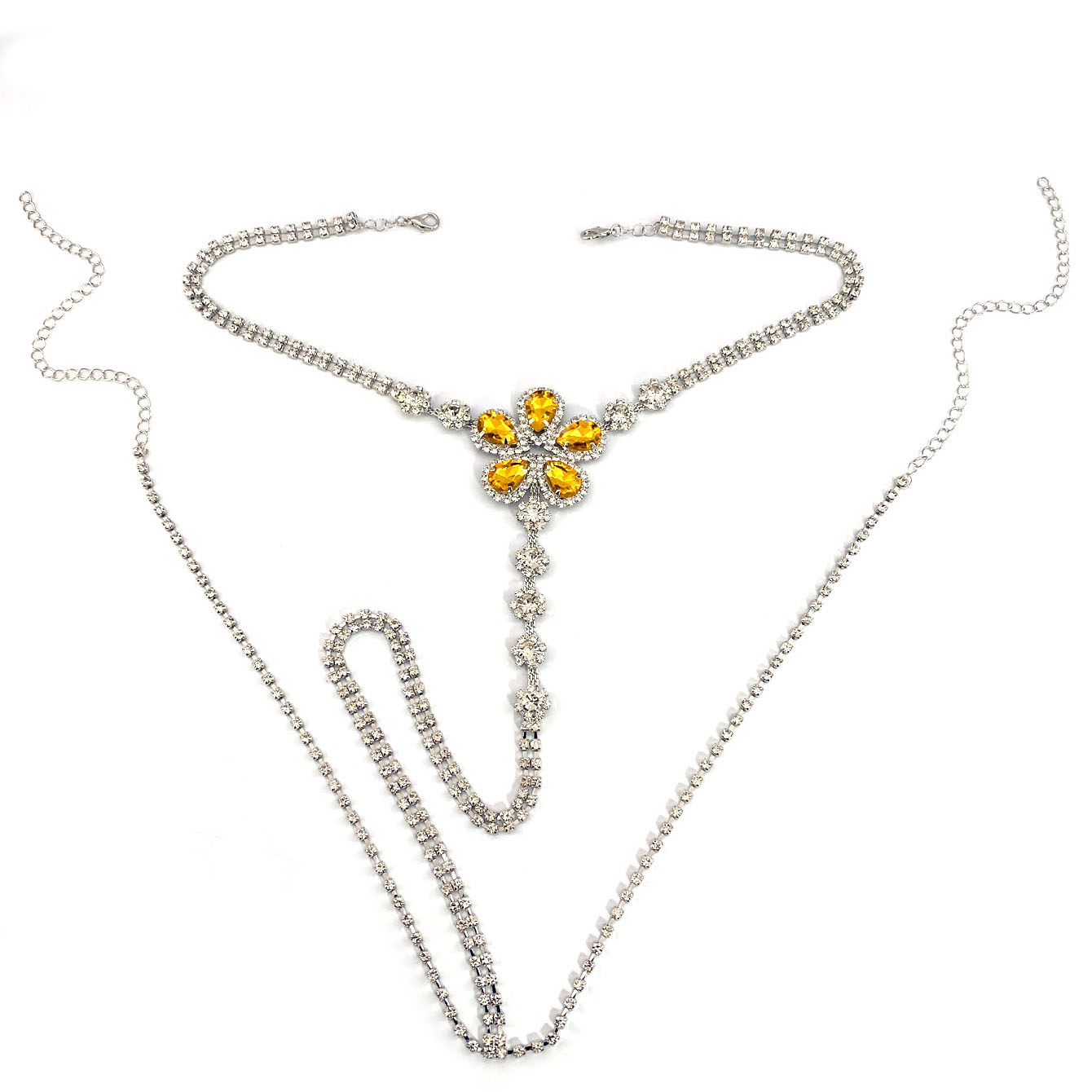 1pc em forma de flor sexy stra - Body Jewelry avaliação e preço