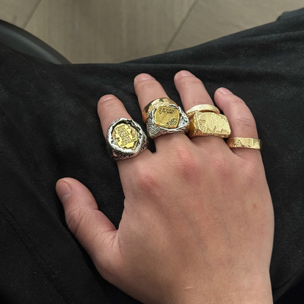 Conjuntos de anéis de dedo, 6  - Vintage Punk Knuckle Rings Set avaliação e preço