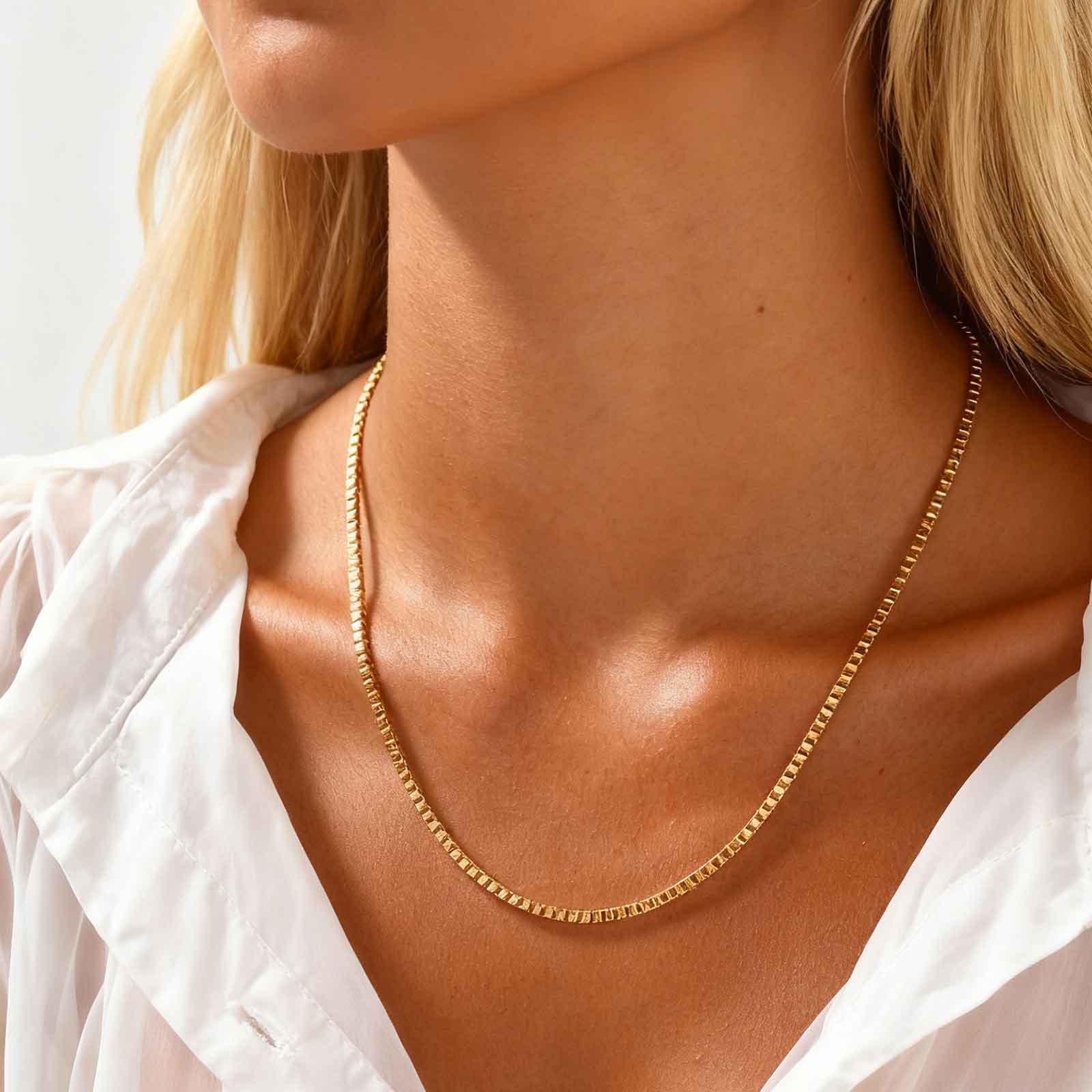 Colar de Corrente Fina de 1/2/ - Cuban Link Chain 12Mm avaliação e preço