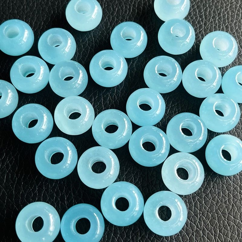 10 peças de contas grandes com - Bracelets avaliação e preço