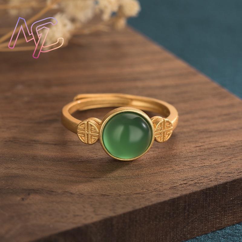 Anéis de jade natural jóias re - Rings avaliação e preço