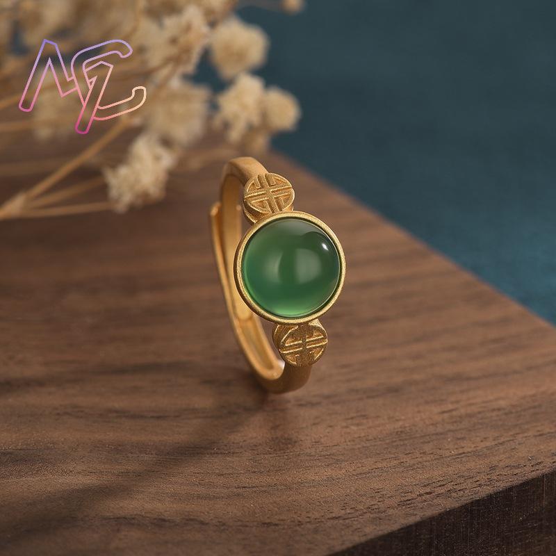 Anéis de jade natural jóias re - Rings avaliação e preço