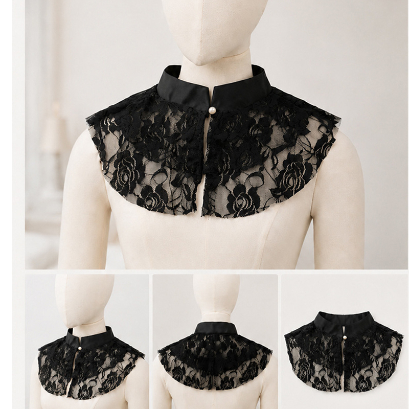 Elegante Gola Falsa de Renda F - Necklaces avaliação e preço