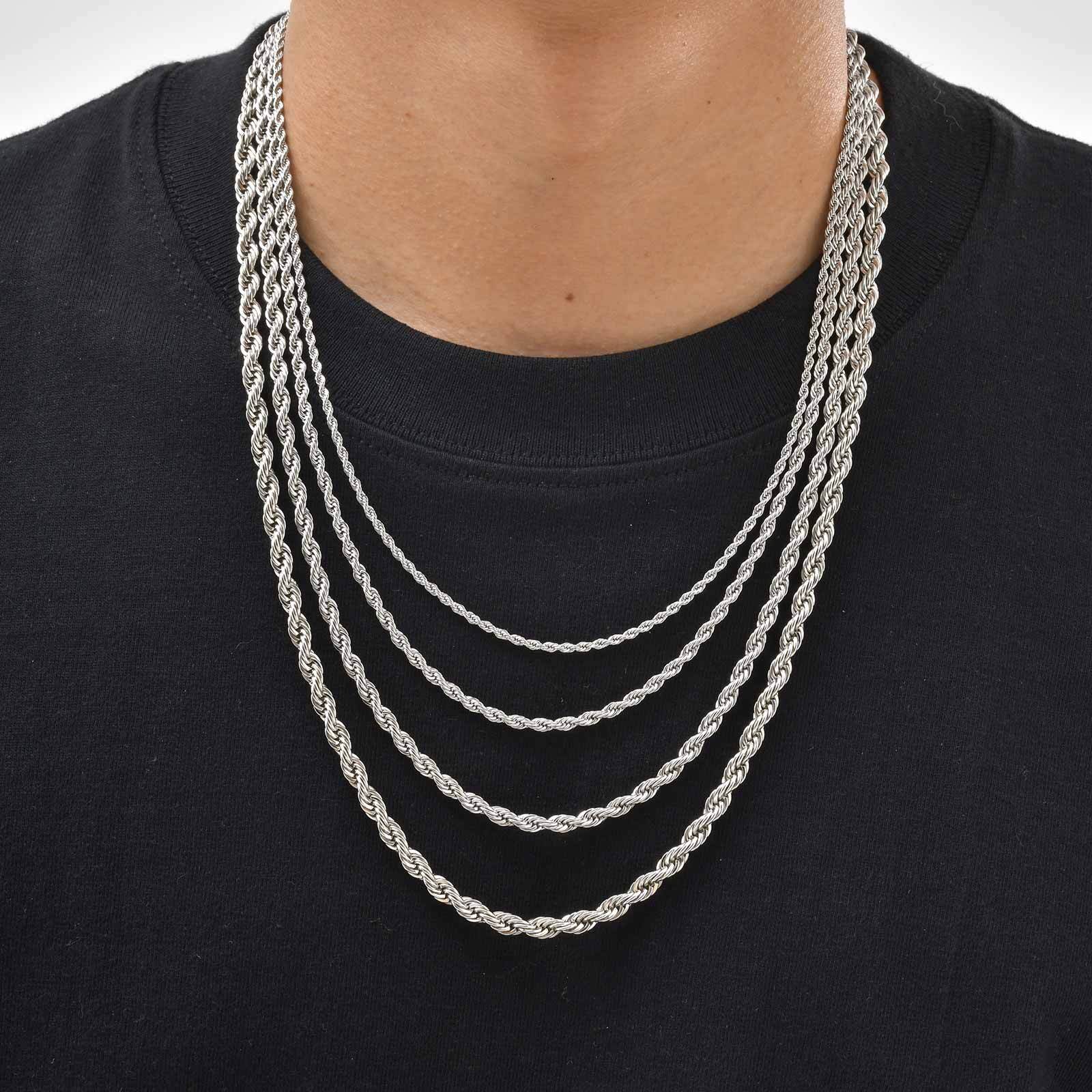 Colar longo de cordas para hom - Cuban Link Chain 12Mm avaliação e preço