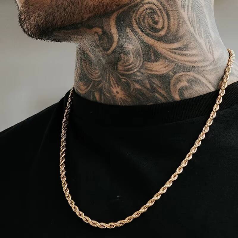 Colar longo de cordas para hom - Cuban Link Chain 12Mm avaliação e preço